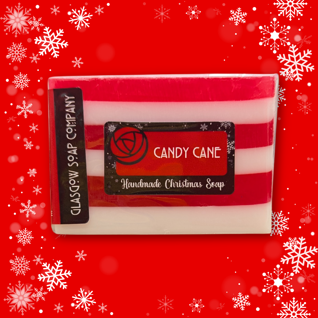 Candy Cane Christmas Soap